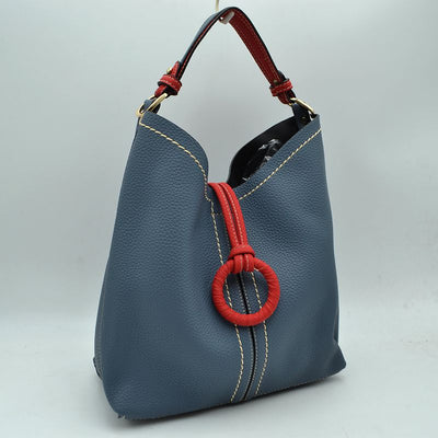 Red Bucket Bag - Chandeliers Boutique ny