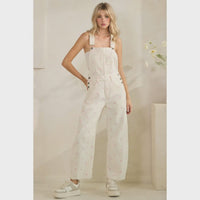 Relaxed Chic Polka Dot Overalls - Chandeliers Boutique ny