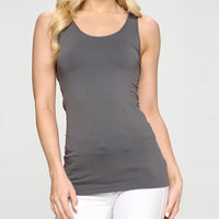 Reversible V or U Neckline Seamless Tank - Chandeliers Boutique ny