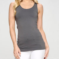 Reversible V or U Neckline Seamless Tank - Chandeliers Boutique ny