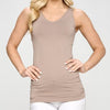 Reversible V or U Neckline Seamless Tank - Chandeliers Boutique ny