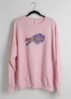 Rhinestone Buffalo Bills CN sweatshirt - Chandeliers Boutique ny