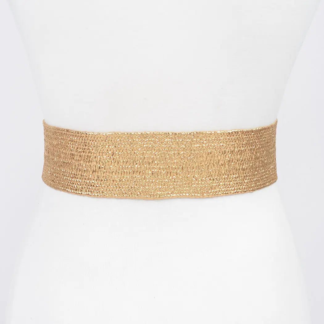 Rhinestone Elastic Belt - Chandeliers Boutique ny