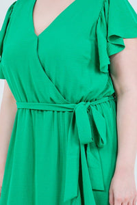 Ruffle Maxi Dress - Chandeliers Boutique ny