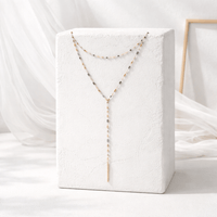 Sami Beaded Y - Chandeliers Boutique ny