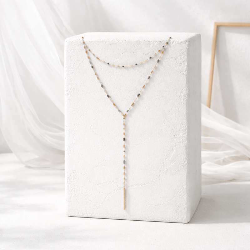 Sami Beaded Y - Chandeliers Boutique ny