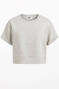 Scuba Short Sleeve Top - Chandeliers Boutique ny