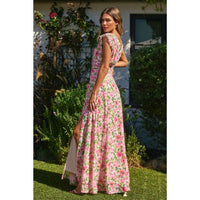 Send Love Plunging Tuck Maxi Dress - Chandeliers Boutique ny