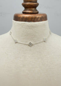 Silver Glass Clover Station - Chandeliers Boutique ny