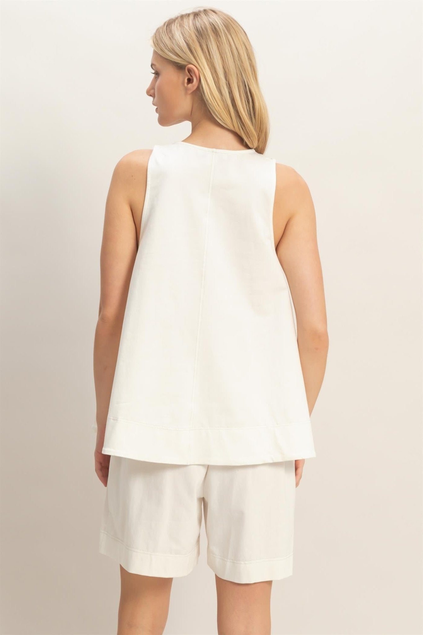 Sleeveless A - line Top - Chandeliers Boutique ny
