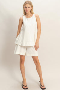 Sleeveless A - line Top - Chandeliers Boutique ny
