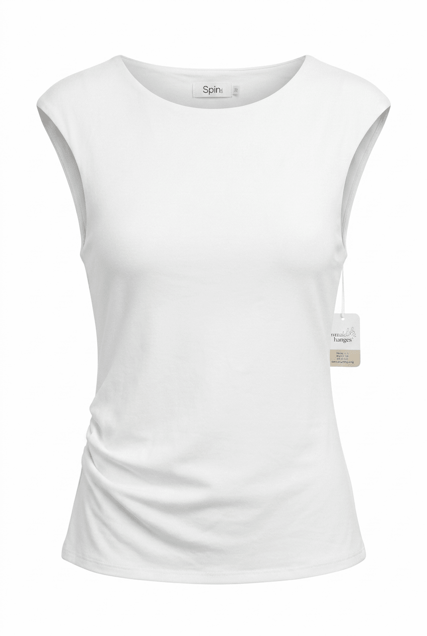 Sleeveless Side Sinch Top - Chandeliers Boutique ny