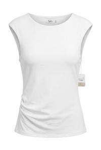 Sleeveless Side Sinch Top - Chandeliers Boutique ny
