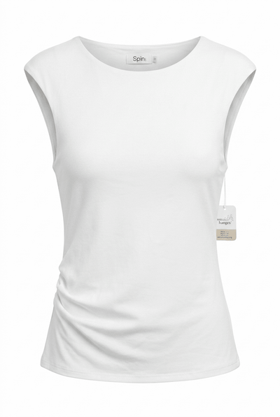 Sleeveless Side Sinch Top - Chandeliers Boutique ny