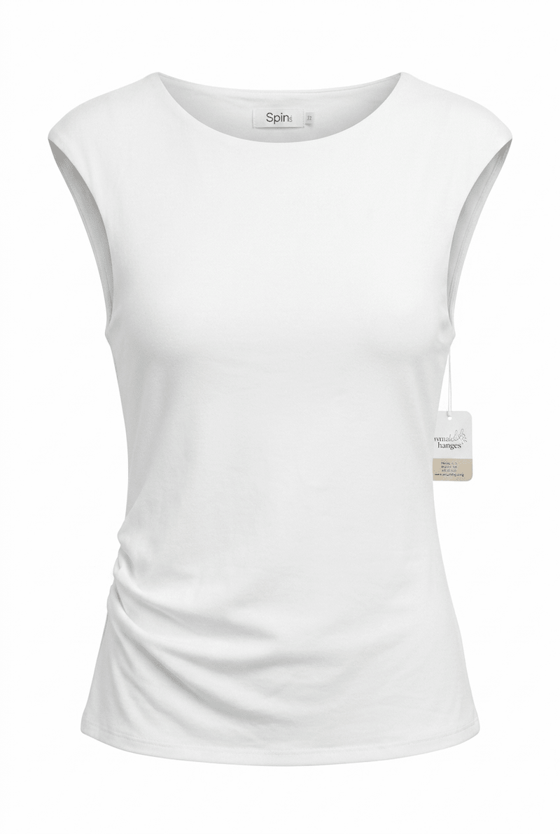 Sleeveless Side Sinch Top - Chandeliers Boutique ny