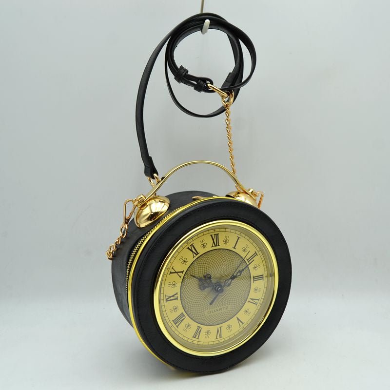 Small Clock Purse - Chandeliers Boutique ny