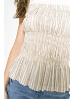 Smocked Tank Top - Chandeliers Boutique ny