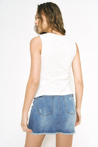 Smocked Tank Top - Chandeliers Boutique ny