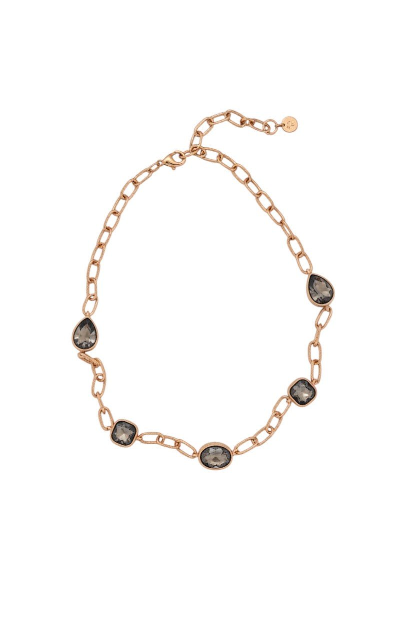 Smokey Mountain Necklace - Chandeliers Boutique ny