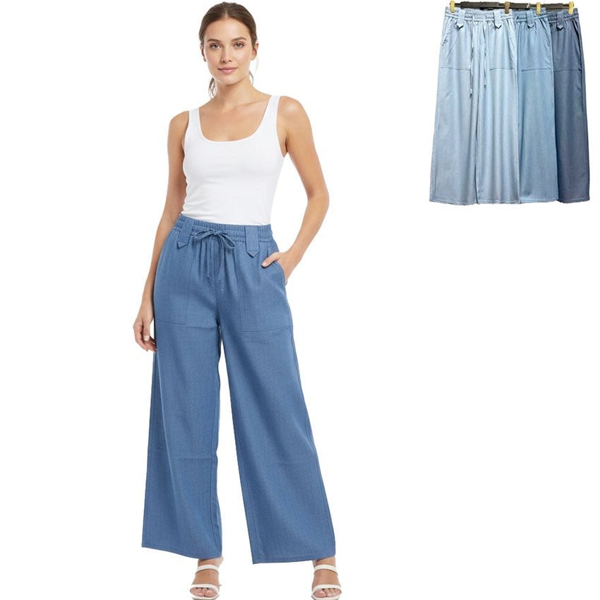 Soft Baggy Pant W Pockets - Chandeliers Boutique ny
