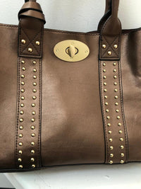 Square gold stud bag - Chandeliers Boutique ny