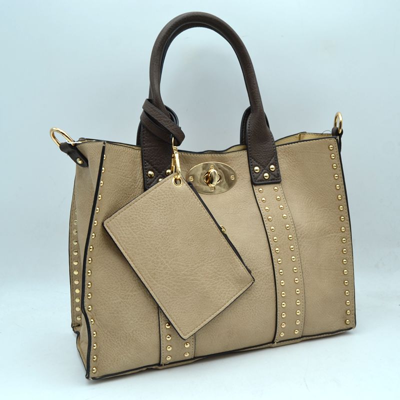 Square Gold Stud Bag - Chandeliers Boutique ny