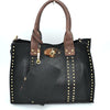 Square gold stud bag - Chandeliers Boutique ny