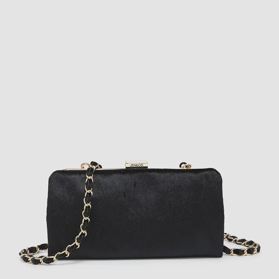 Sue Velvet Wallet Pouch Crossbody - Chandeliers Boutique ny