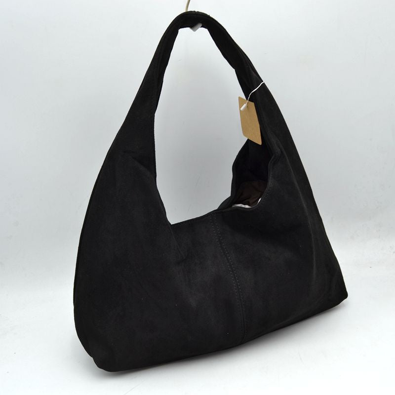 Suede Hobo Bag - Chandeliers Boutique ny