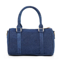 Super Sparkling Petite Denim Satchel - Chandeliers Boutique ny