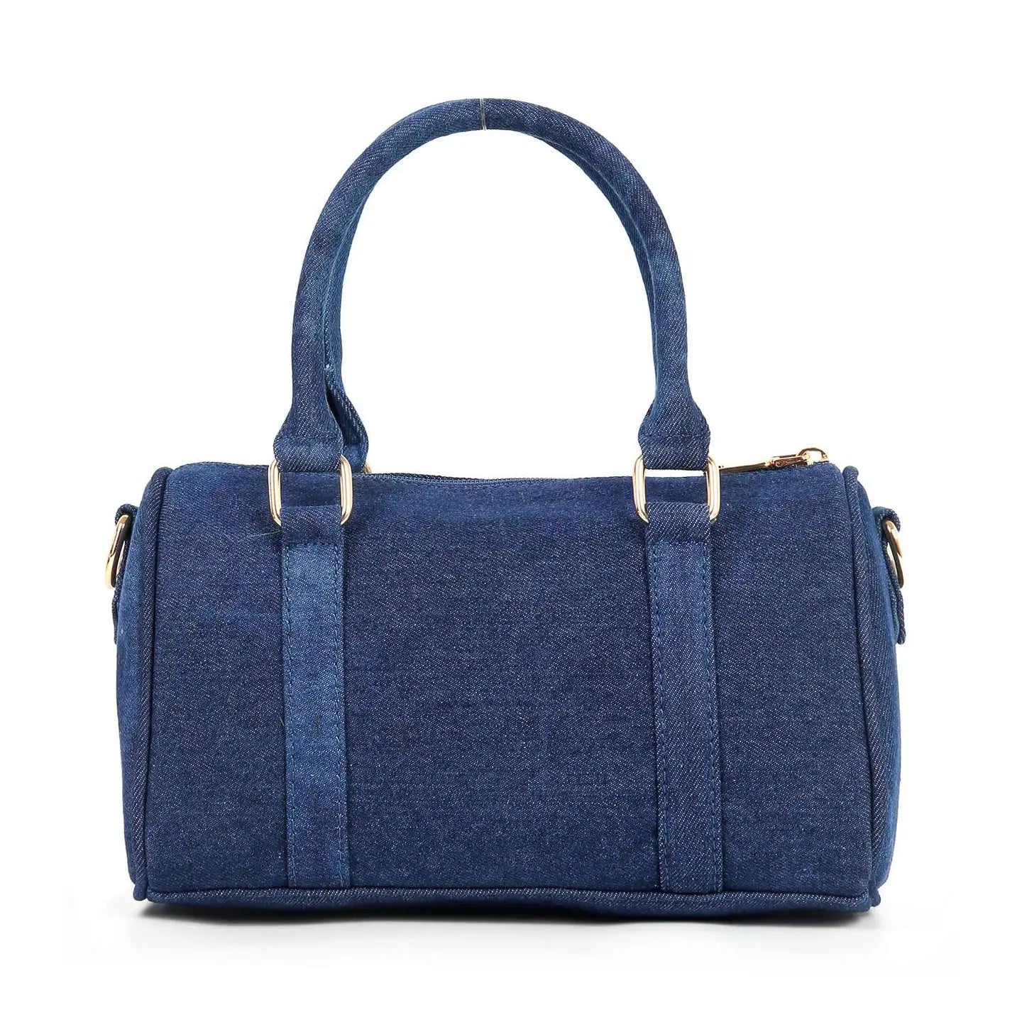 Super Sparkling Petite Denim Satchel - Chandeliers Boutique ny