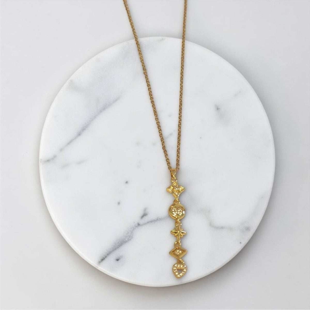 Sweet Baby Charms Necklace - Chandeliers Boutique ny