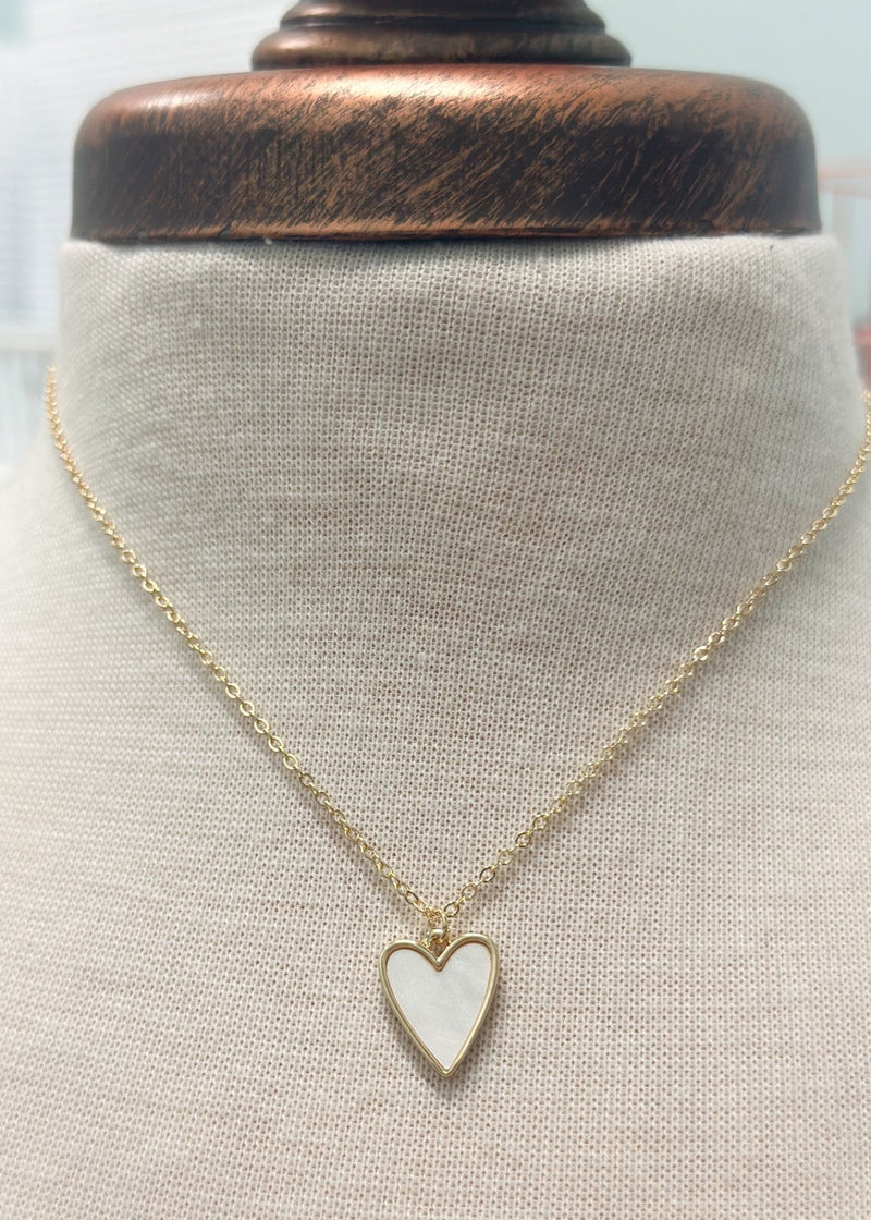 Sweetheart Heart Necklace - Chandeliers Boutique ny