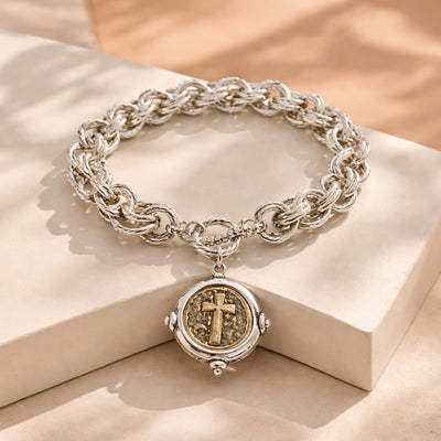 The Cross Bracelet - Chandeliers Boutique ny