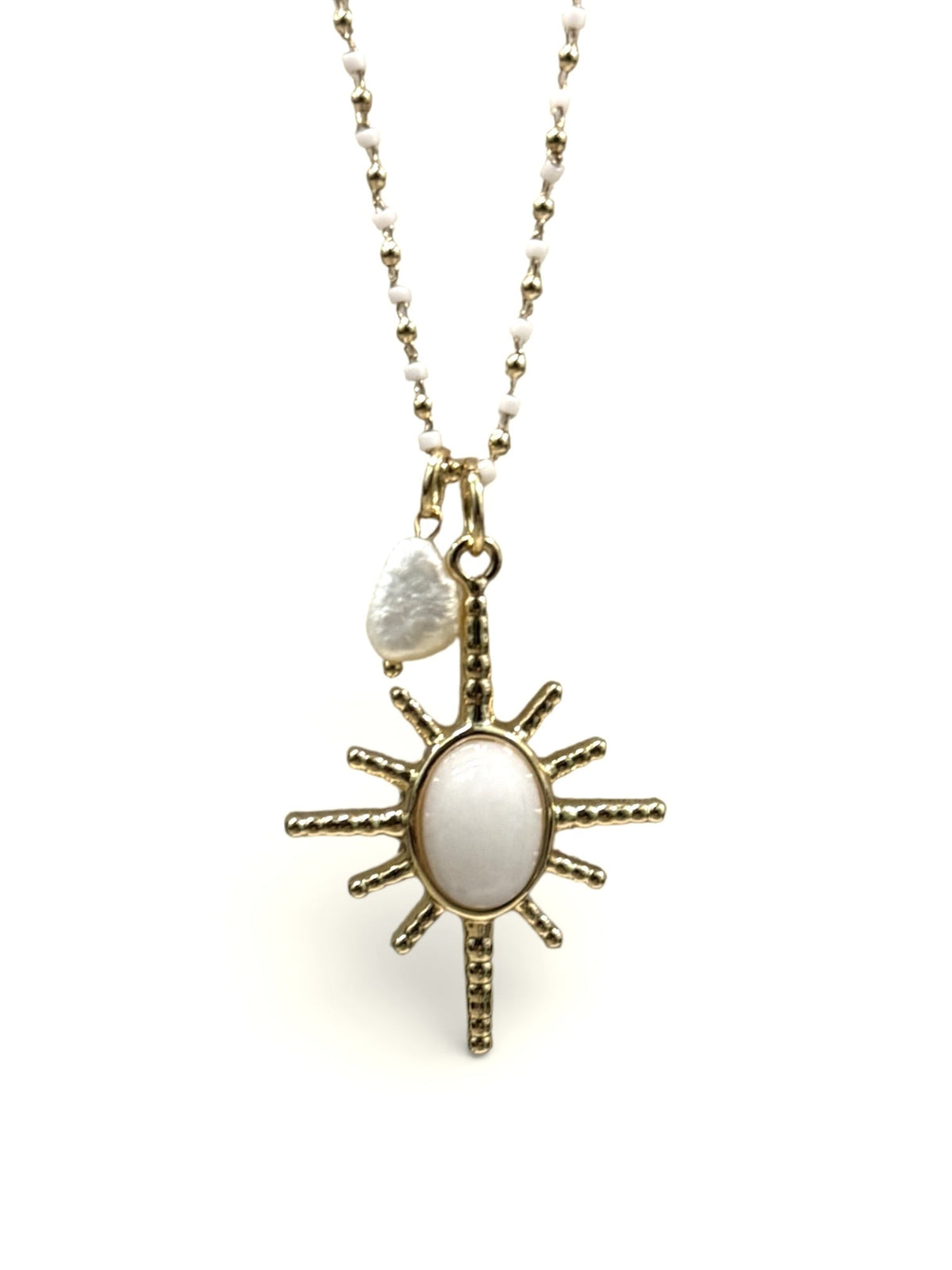 The Starburst Pearl Necklace - Chandeliers Boutique ny