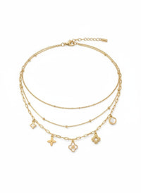 Three Layer Sweet Sadie Necklace - Chandeliers Boutique ny