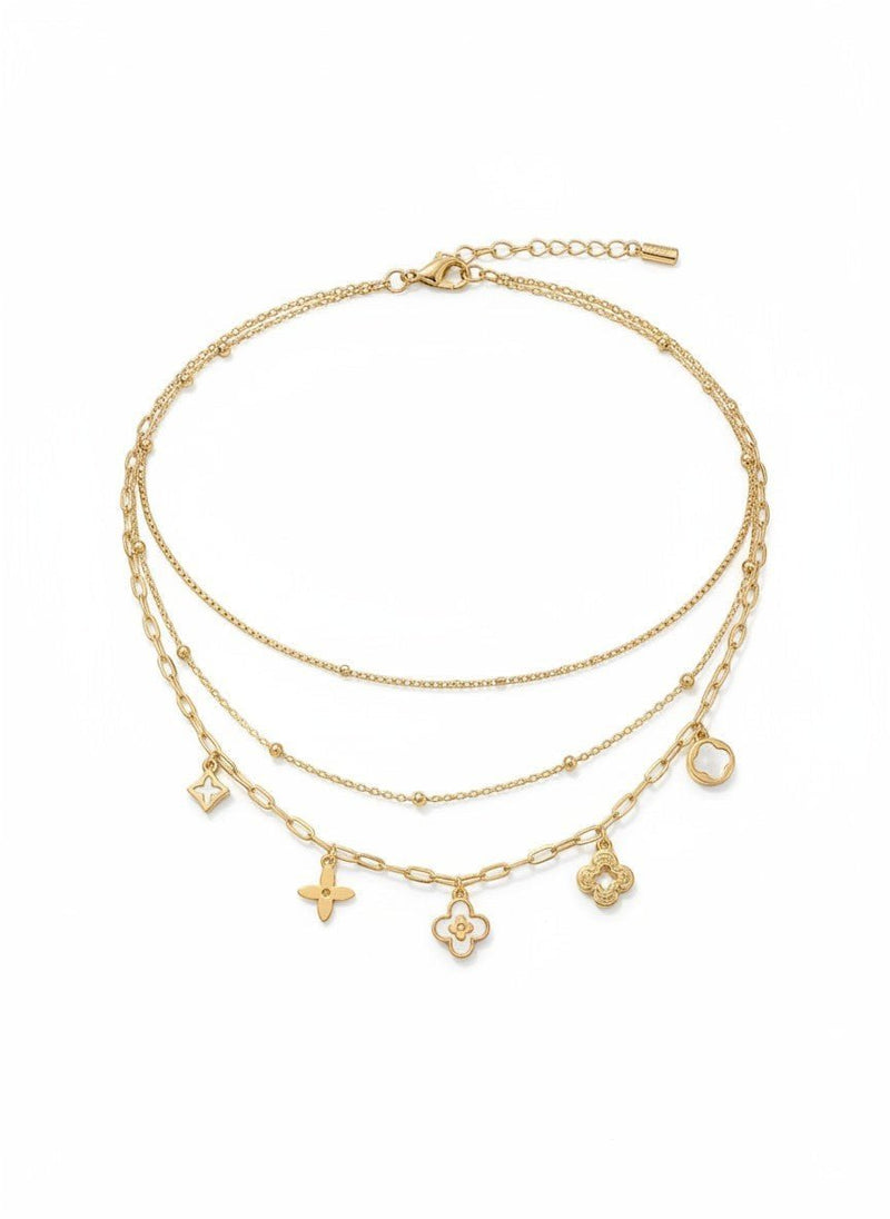 Three Layer Sweet Sadie Necklace - Chandeliers Boutique ny