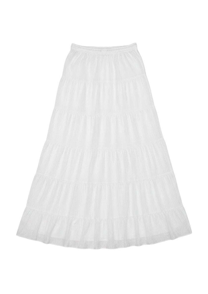 Tiered Maxi Skirt - Chandeliers Boutique ny