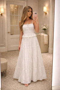 Tiered Maxi Skirt - Chandeliers Boutique ny