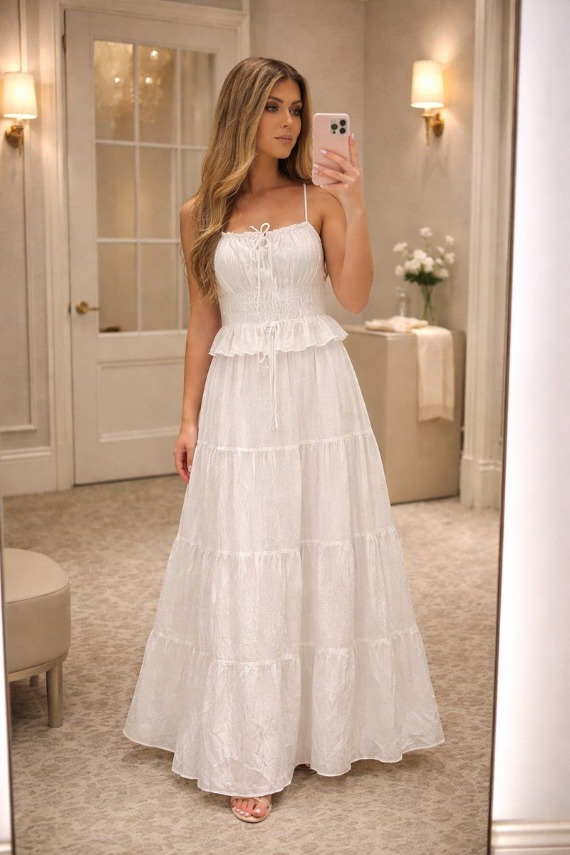 Tiered Maxi Skirt - Chandeliers Boutique ny