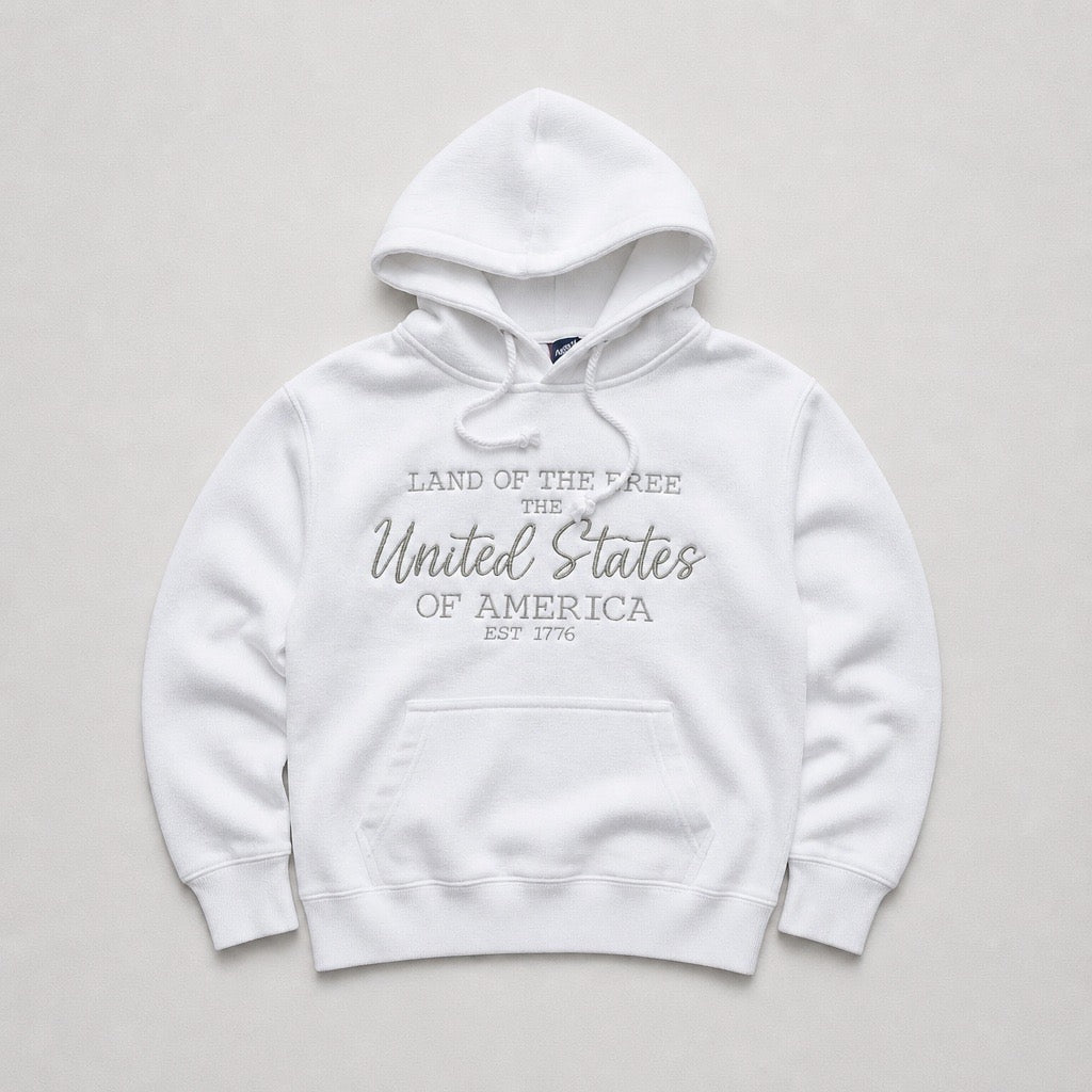 United States on Nantucket Hoodie - Chandeliers Boutique ny