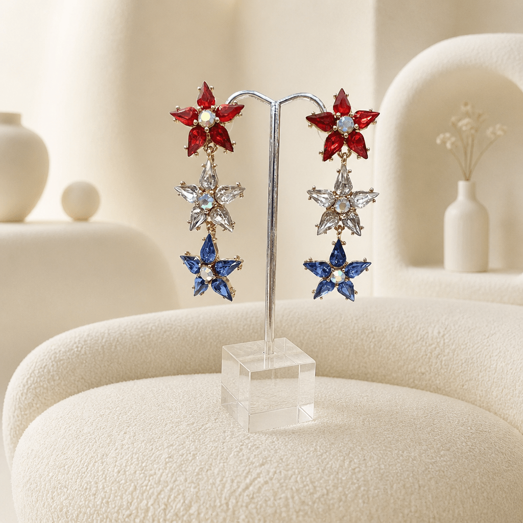 USA Earrings - Chandeliers Boutique ny