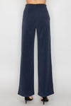 Velvety High - rise Relaxed Pants - Chandeliers Boutique ny