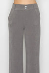 Velvety High - rise Relaxed Pants - Chandeliers Boutique ny