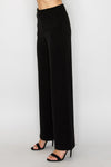 Velvety High - rise Relaxed Pants - Chandeliers Boutique ny