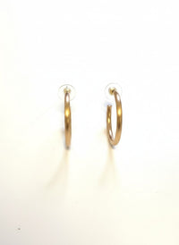 Worn Hoop Earring - Chandeliers Boutique ny