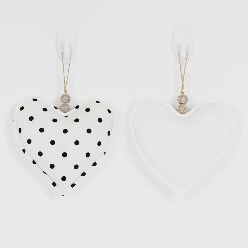 7 inch puffy Fabric Heart