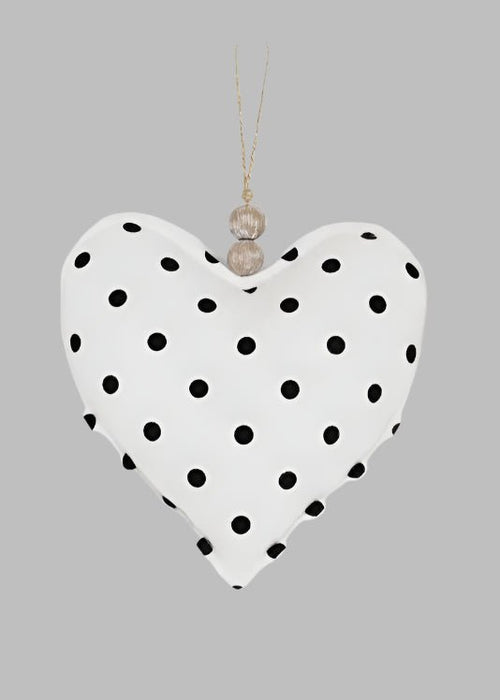 7 inch puffy Fabric Heart - Chandeliers Boutique ny