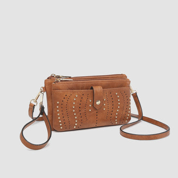 Ayra Studded Front Wallet/Clutch/Crossbody