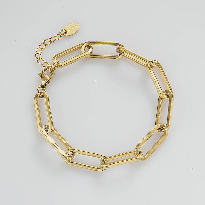 Paperclip Link Bracelet